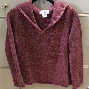 Central Park West Cashmere hooded sweater
